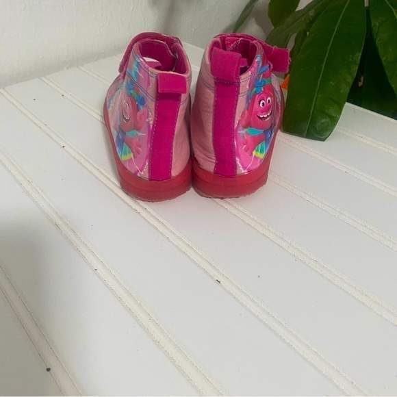 Dreamworks TROLLS Hello Happy Light-Up Girls High Top Kid Sneakers Size 12 - Picture 4 of 7